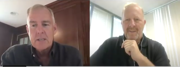 Video screen shot of interview